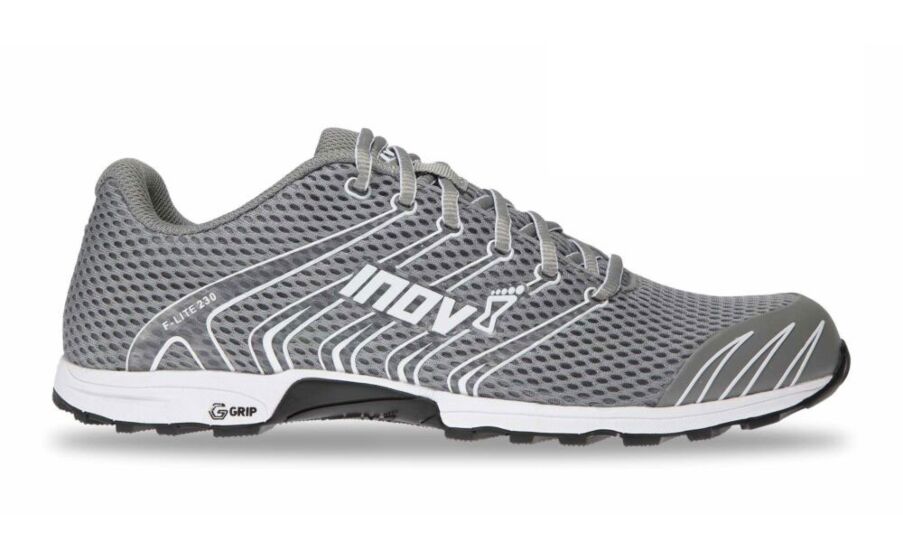 Inov-8 F-lite G 230 Mens Trainers Grey/White Philippines 39842VUIE